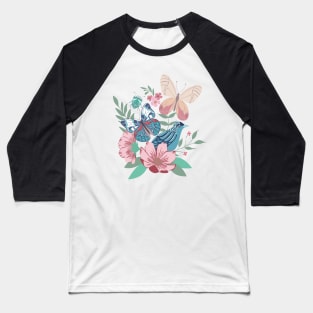 Birds, Butterflies, Blooms  and Bugs Baseball T-Shirt